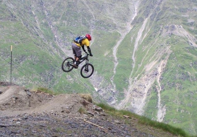 Ciclista altamenle formado